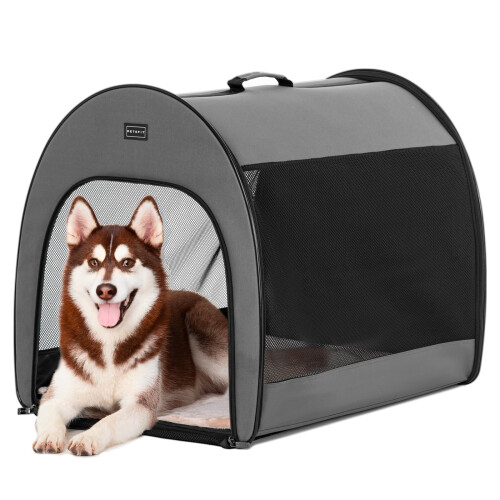 Curated visual reference: Gallery Detail: Petsfit Soft Dog Crate Large Travel Dog Crate
