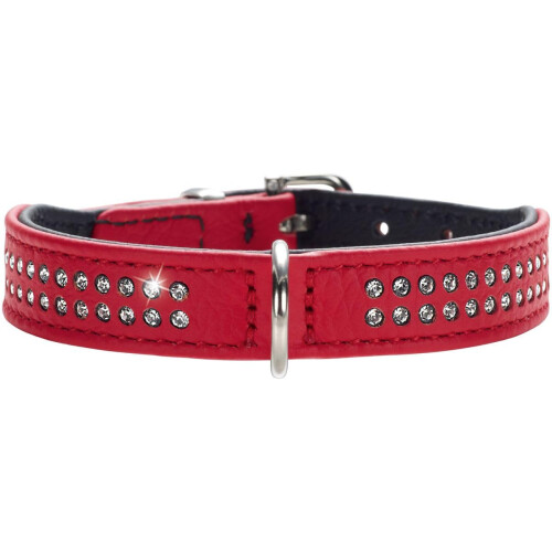 Hunter Hunter Dog Collar Nappa Leather Diamond Petit