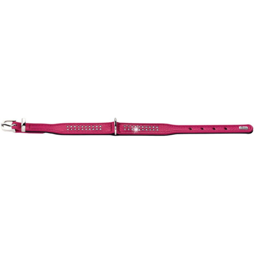 Hunter Hunter Dog Collar Nappa Leather Diamond Petit 1
