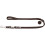 Hunter HUNTER Training leash, 16/200 Soft genuine cow leather, dark brown 1