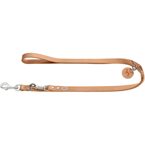 Hunter HUNTER Training leash, 20/200 Soft genuine cow leather, tan