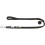 Hunter HUNTER Training leash, 16/200 Soft genuine cow leather, black 1