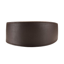 HUNTER Super Soft Greyhound Collar Leather Padded 37 (XS-S) Dark Brown