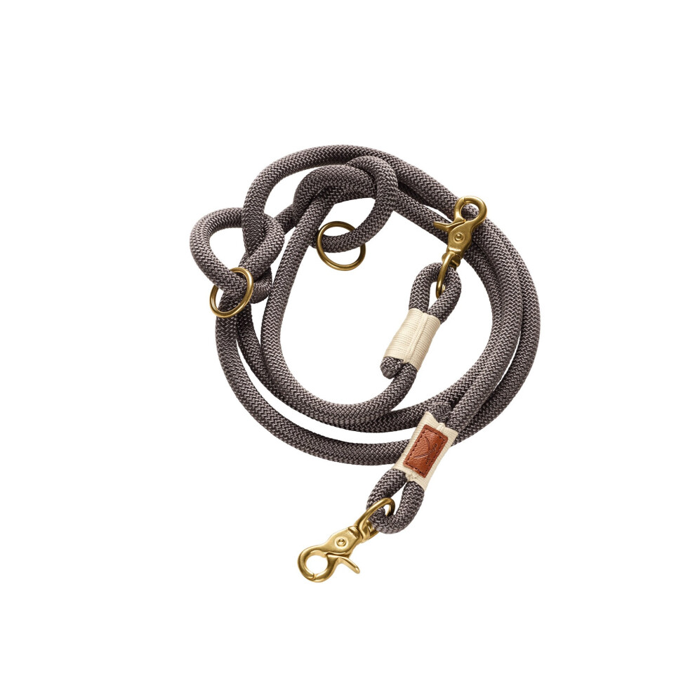 Hunter Adjustable Leash Sansibar Rantum, 12/200 Rope, Grey