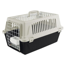 Ferplast Atlas 10 Open Cat Carrier - Portable Small Dog Travel Carrier, Open Top Design, Comfortable Handle, Ideal for Cats and Small Dogs up to 5 Kg,
