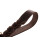 Hunter HUNTER Sansibar SOLID Adjustable Leather Braided Dog Lead Durable Elegant 1.5 x 200 cm Dark Brown 2