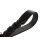 Hunter HUNTER Sansibar SOLID Adjustable Dog Lead Leather Braided Heavy Duty Elegant 2 x 200 cm Black 2