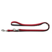 HUNTER Softie Art-Nubuk Nickel Training Lead Rope, 20 x 200 cm, Large, Red/Nappa Black