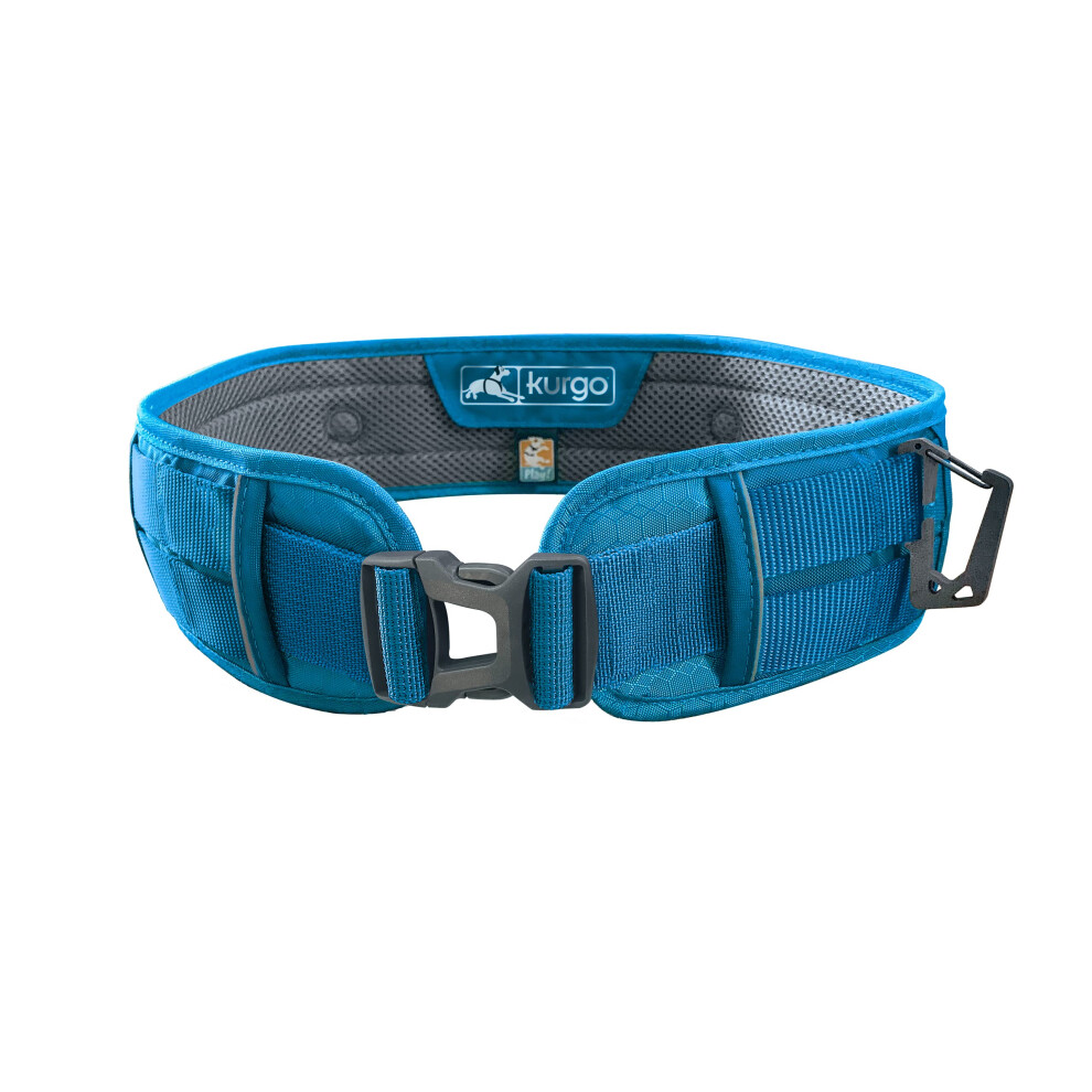 Kurgo RSG Active Utility Belt, Hands-Free Waist Belt for Dog Walking, Adjustable, MOLLE Compatible, Coastal Blue-image-OPC-PGQ8H5Y-NEW