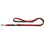 Hunter HUNTER Nickel-Plated Split-Leather Basic Training Lead Rope, 13 x 200 cm, Medium, Red/Nappa Black 1