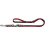 Hunter HUNTER Nickel-Plated Split-Leather Basic Training Lead Rope, 18 x 200 cm, Large, Red/Nappa Black 1