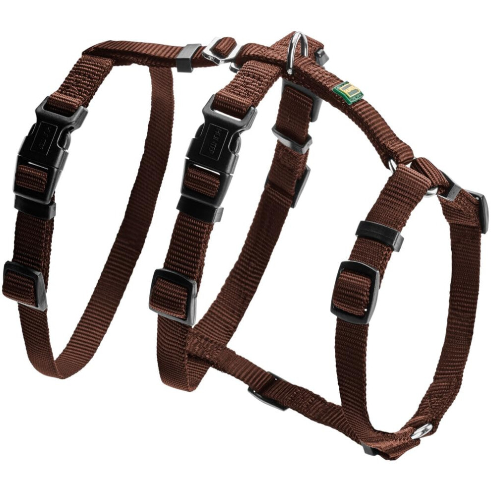 Hunter Escape-Proof Harness Vario Rapid, L Nylon Brown