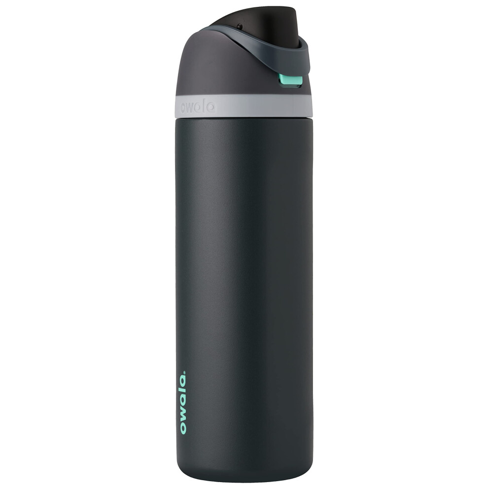 Owala Freesip Insulated Stainless Steel Water Bottle With Straw For Sports Travel And School Bpa-Free Sports Water Bottle 32 Oz Foggy Tide