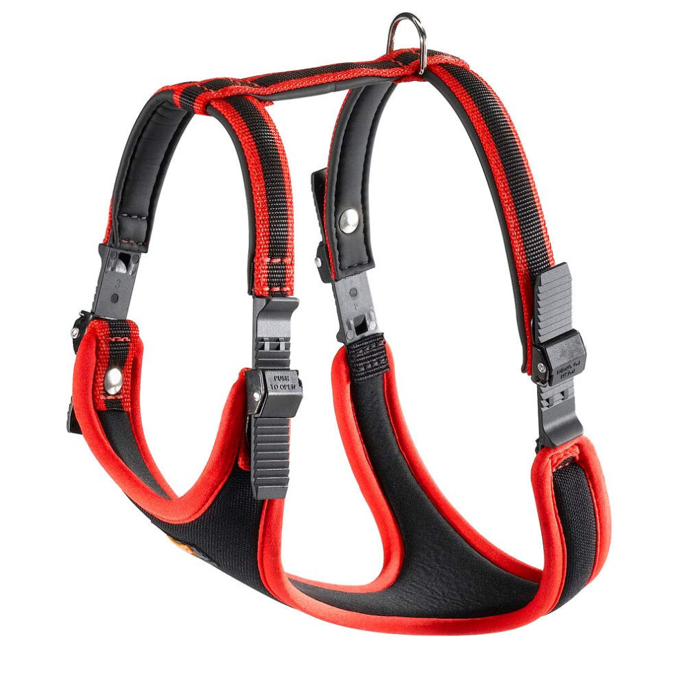 Ferplast Large Size Dog Harness ERGOCOMFORT EXTRA LARGE, Adjustable Dog Harness, Comfortable, Padded, Double Micro-adjustment Closure, Quick Release,