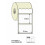 1000 Direct Thermal Labels 76x39mm 25mm Core for Zebra 5