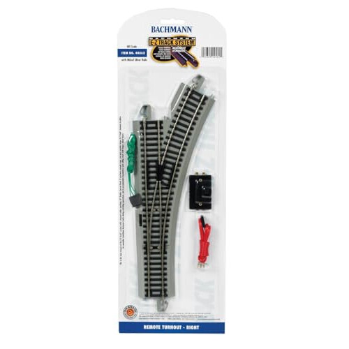 Bachmann Trains Snap-Fit E-Z Track Remote Turnout - Right