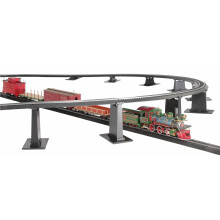 Bachmann 44595 Trains 18 PC Graduated PIER Set-for Use with HO or On30 Scale E-Z Track, White, M