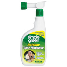 Outdoor Odor Eliminator for Pets, Dogs, Ideal for Artificial Grass & Patio (32 oz Hose End Sprayer)