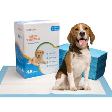 Petphabet XXL Puppy Pads 60x90 cm (24x36 in), 48-Count, Super Absorbent 6-Layer Leak-Proof Training Pads for Indoor and Outdoor Use