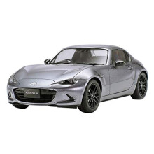 TAMIYA 24353 Mazda Vehicle 1:24 MX-5 RF, Faithful Replica, Model Building, Plastic Kit, Crafts, Hobby, Gluing, Model Kit, Assembly, Unpainted, White