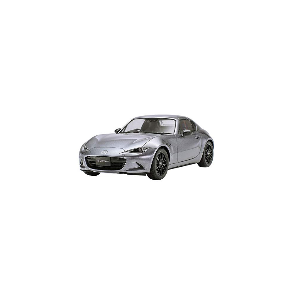 Tamiya 24353 Mazda Vehicle 1:24 Mx-5 Rf, Faithful Replica, Model Building, Plastic Kit, Crafts, Hobby, Gluing, Model Kit, Assembly, Unpainted, White