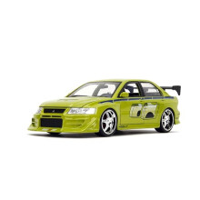Jada 253203052 1:24 Brian's 2002 Mitsubishi Lancer EVO II, Green/Yellow