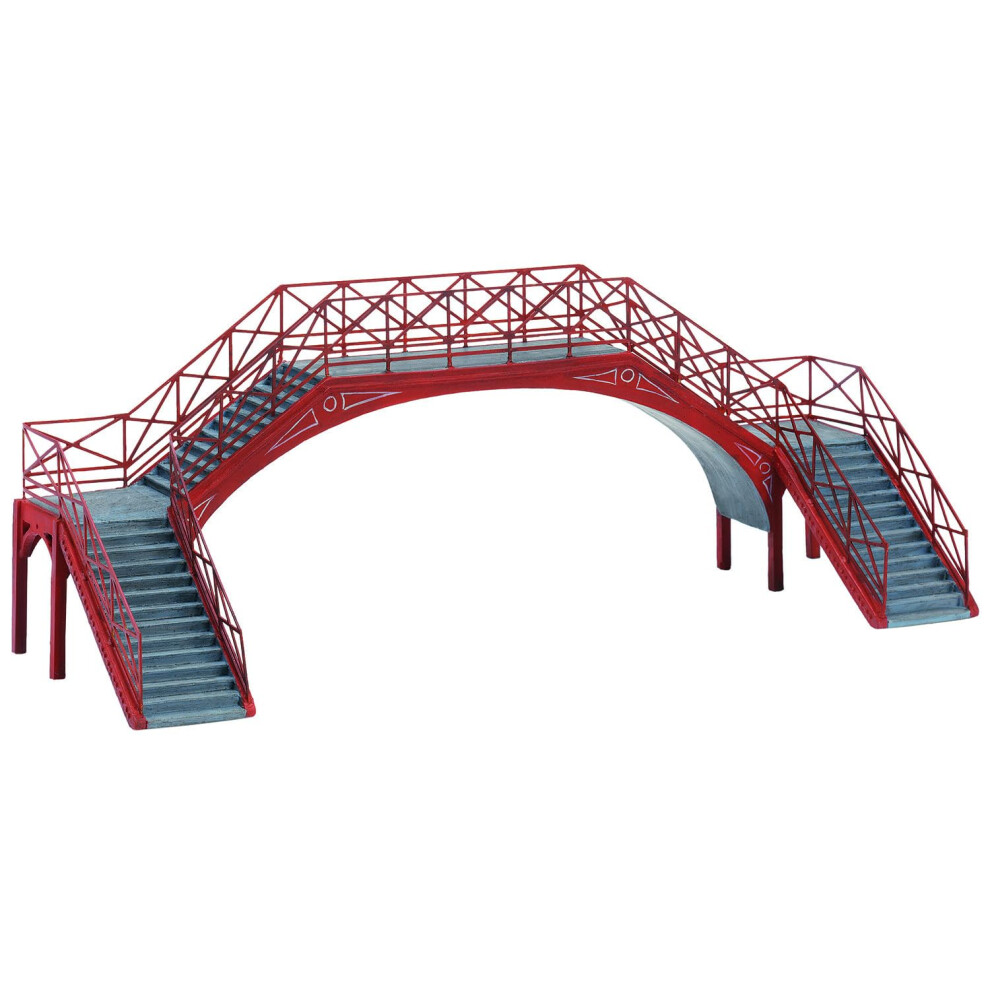 New Hornby Oo Gauge Platform Footbridge - Model Railway Accessories, Miniature Diorama Scenery For Train Sets - Lifelike Train Platform R8641
