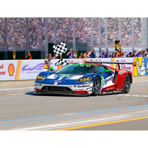 Revell Revell 07041 Ford GT Le Mans 2017 1:24 Scale Unbuilt/Unpainted Plastic Model Kit 1
