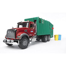 MACK Granite Garbage Truck (Red/Green)