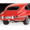 Revell Revell 07668 Jaguar E-Type (Coup?) 1:24 Scale Unbuilt/Unpainted Plastic Model Kit, Red 4