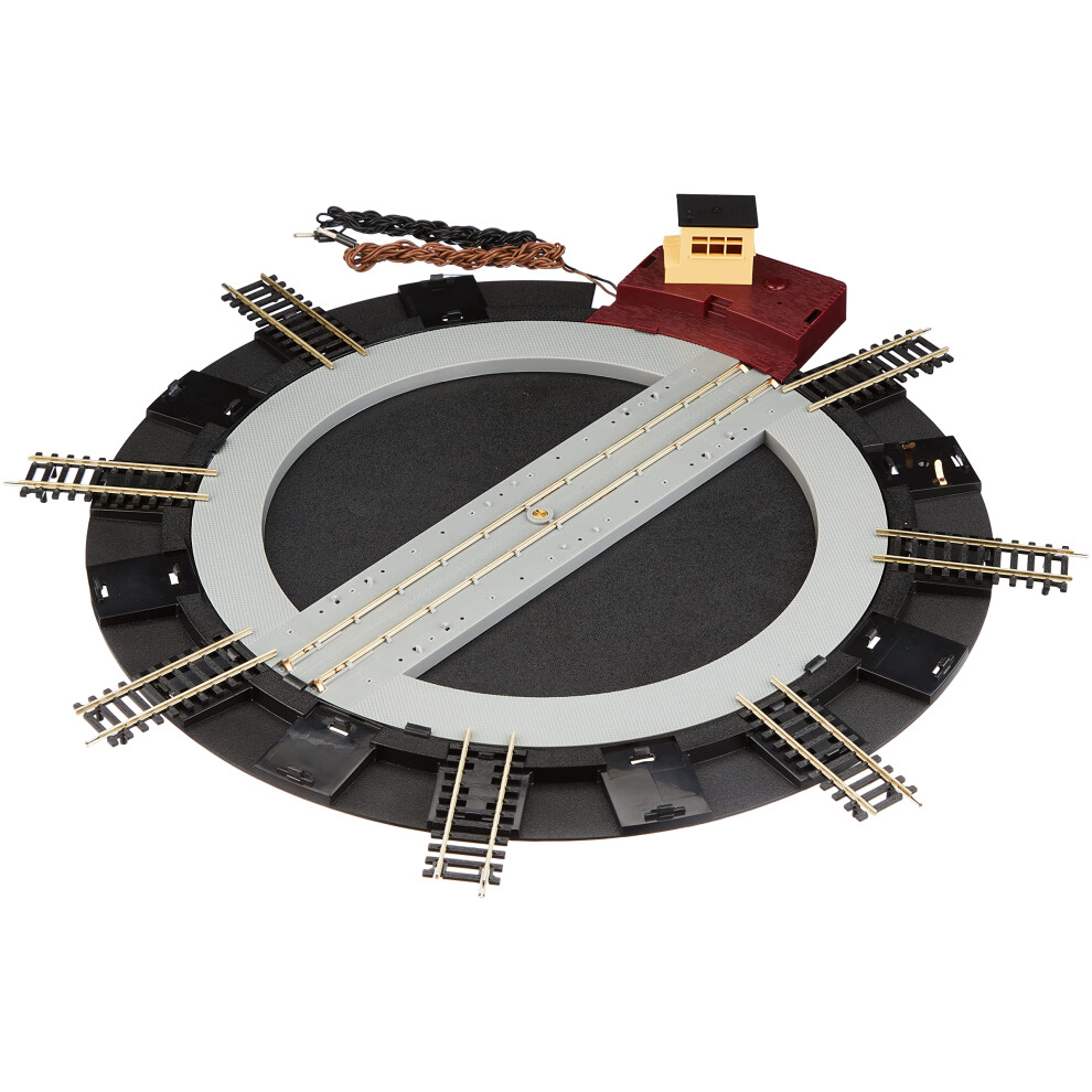 Hornby R070 Oo Gauge Motorised Turntable, Model Train Accessories For Adding Scenery, Dioramas, Woodland, Buildings And More To 00 Gauge Model Railway