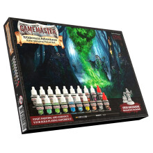 The Army Painter | GameMaster Wilderness Adventures Role-Playing Paint Set | 20 Bottles of 12ml Acrylic Paint | 1 Dry Brush | 1 Plastic Witch