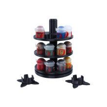 EnderToys 3-Tier Spinning Paint Rack, Compatible with Citadel Paints, 3D Printed