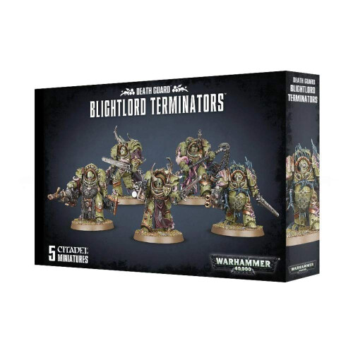 Games Workshop Games Workshop 99120102074 "Death Guard Blightlord Terminators Miniature