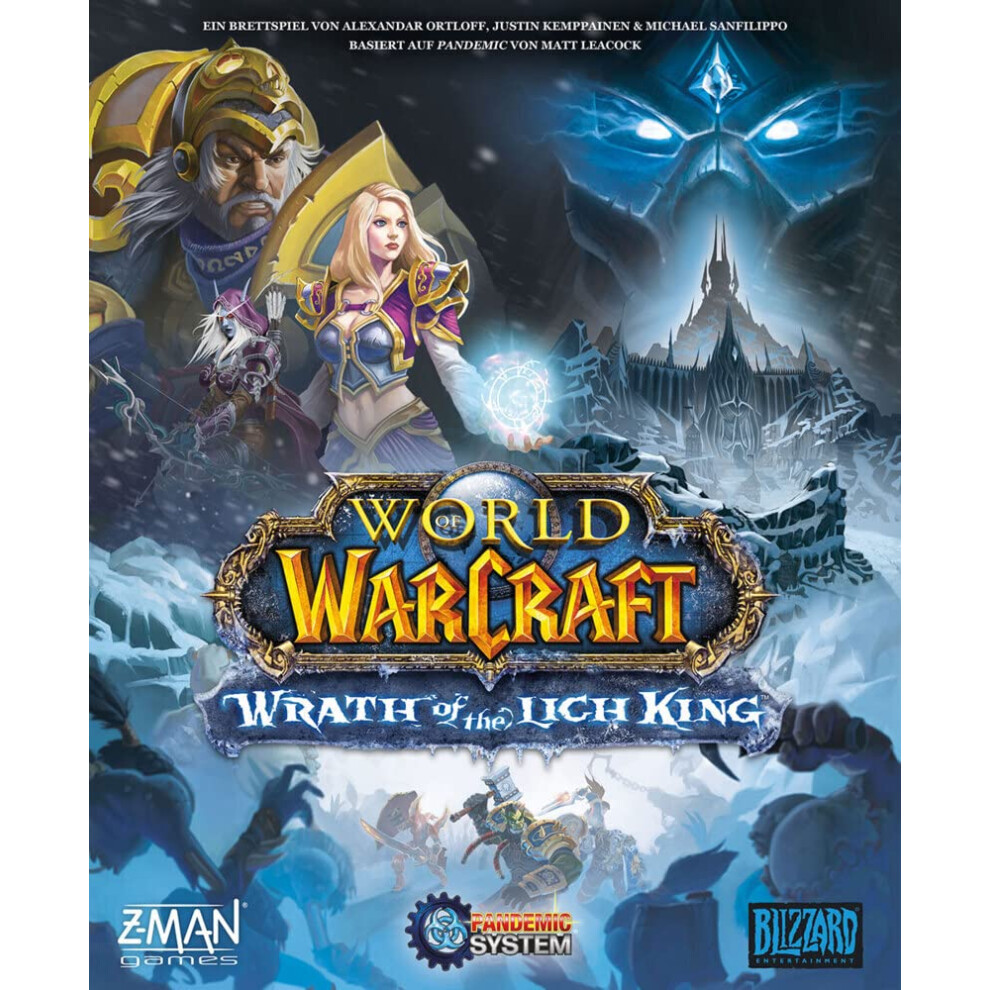 Z-Man Games Legami Asmodee World Of Warcraft: Wrath Of The Lich King, Connoisseur Game, Strategy Game, German Multicoloured, Colourful Zmnd0021