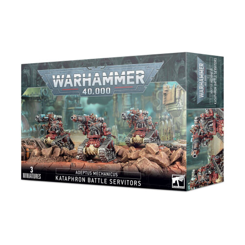Games Workshop Games Workshop 99120116020" Adeptus Mech Kataphron Battle Servitors Plastic Kit, Black