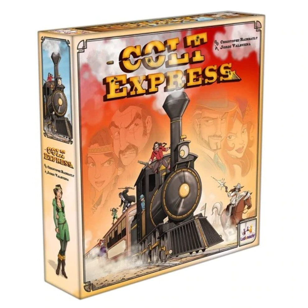 Asmodee Ludonaute Colt Express Board Game Ages 10+ 2-6 Players 40 Minutes Playing Time