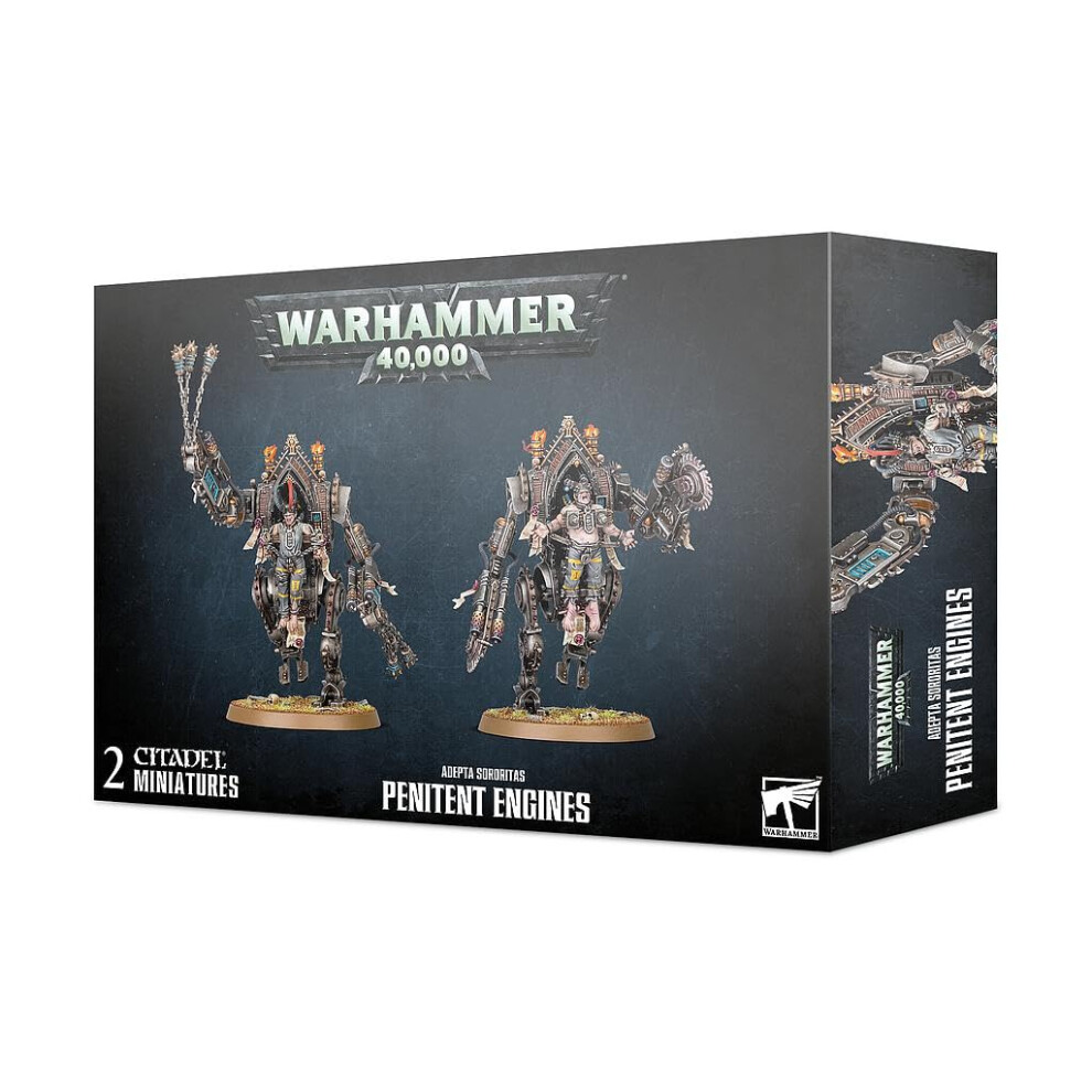 Games Workshop - Warhammer 40,000 - Adepta Sororitas Penitent Engines/Engines Of Redemption, Schwarz