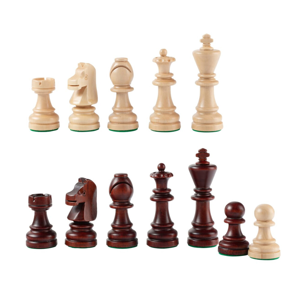 Master of Chess Classic STAUNTON Chess Set NO.7 Wooden Chess Set | Handmade Tournament Chess Set Without Chess Table - Wooden Chess Pieces Only-image-OPC-PGQ8MCB-NEW