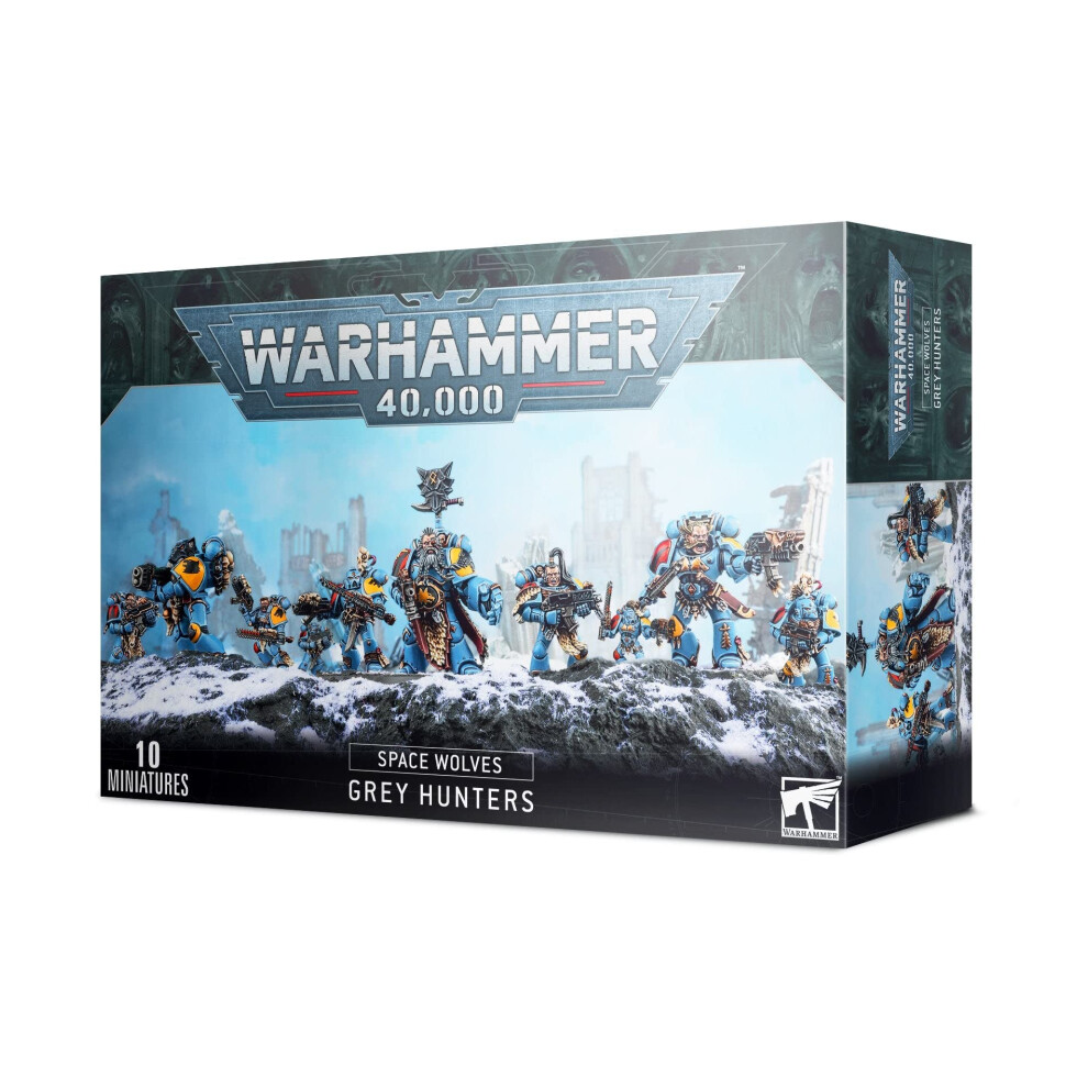 Games Workshop - Warhammer 40,000 - Space Wolves Hunters Pack Grey