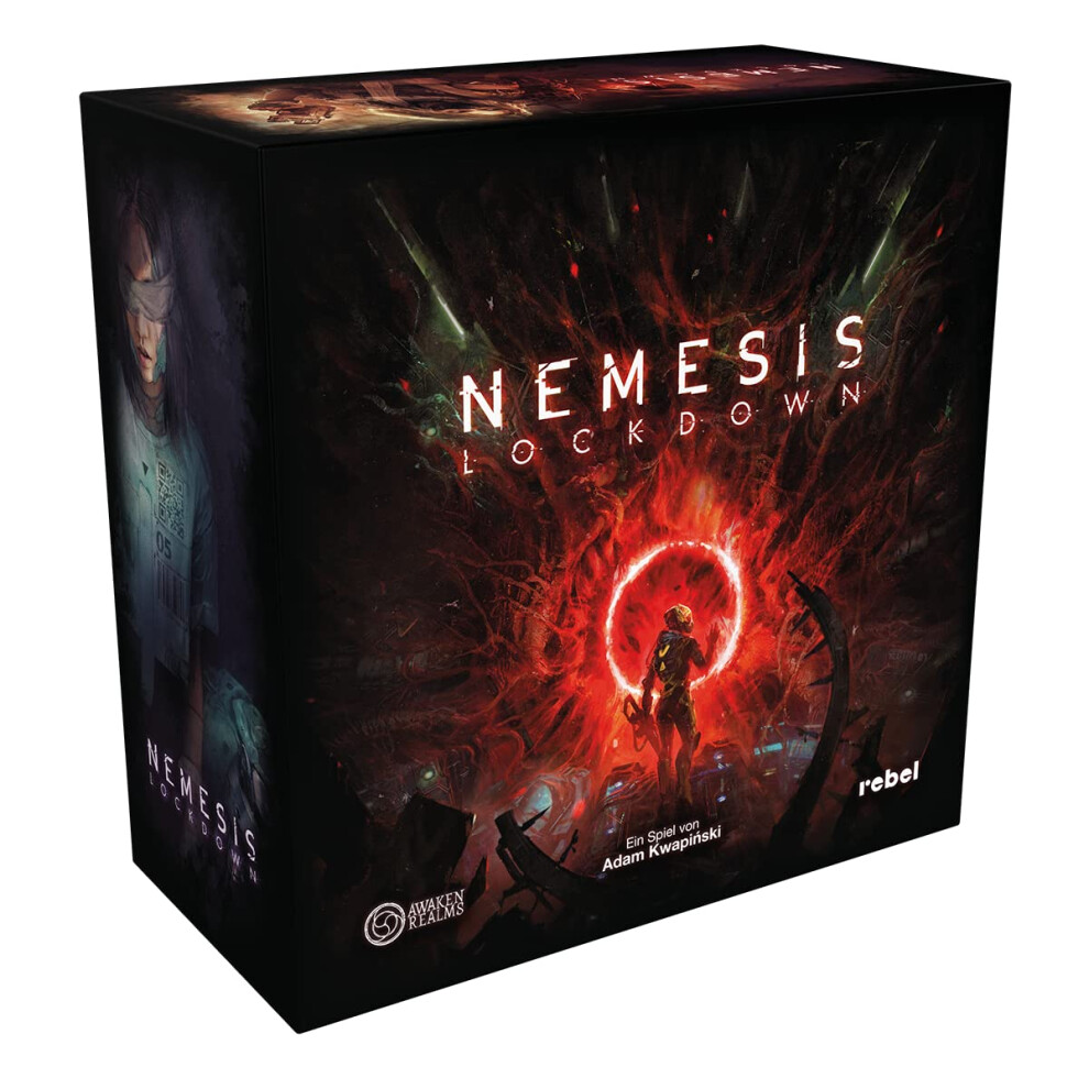 Awaken Realms Asmodee | | Nemesis: Lockdown | Basic Game | Expert Game | Dungeon Crawler | 1-5 Players | From 14+ Years | 60-180 Minutes | German