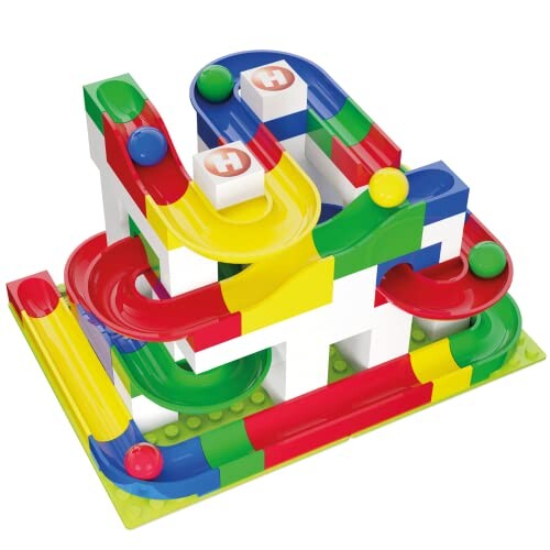 Hubelino 420480 Basic Building Box Marble Run, Compatible with Popular ...