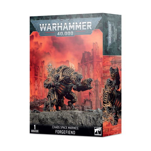 Games Workshop Games Workshop 43-14 Warhammer 40k - Space Marine du Chaos Forgefiend (2019), Black