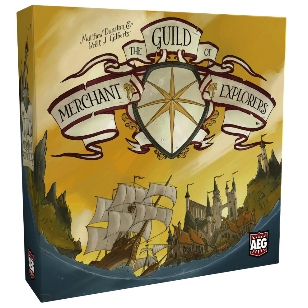 Aeg Alderac Entertainment Group | The Guild Of Merchant Explorers Board Game In English For All Family | Strategic And Competitive Game For 1-4 Players |