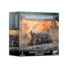 Games Workshop - Warhammer 40,000 - Space Marines Primaris Chaplain On Bike, Black