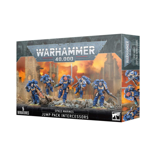 Games Workshop Games Workshop - Warhammer 40,000 - Space Marines: Jump Pack Intercessors, Blue