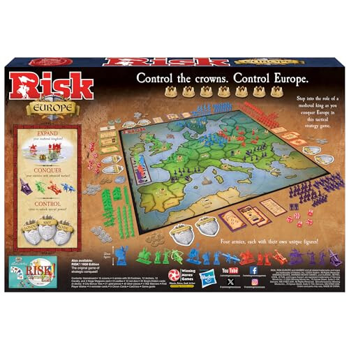 Winning Moves Games Risk Europe, Blue 2