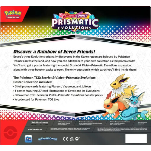 Pokémon Pokemon TCG: Scarlet & Violet?Prismatic Evolutions Poster Collection 1