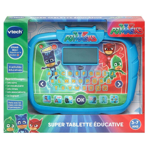 VTech VTech Pyjamasques Super Educational Tablet, Version FR, 3-7 years, Tablet Form Factor, Multi Color 1