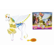 Simba 109480095 Mia and Me Magic Unicorn Onchao with Light and Sound/Moving Wings/Plays Title Song, 25 cm